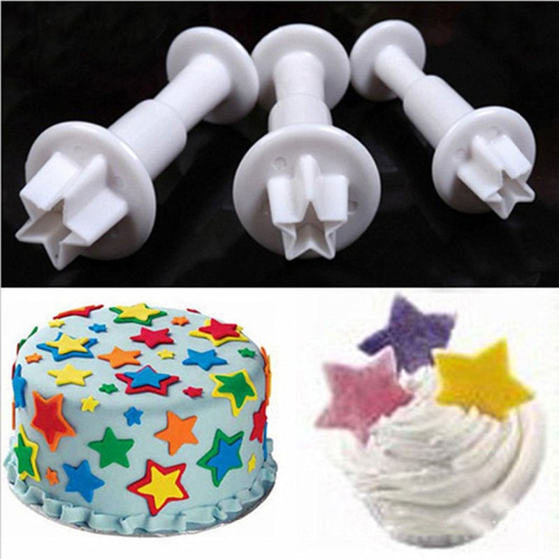 SUNKOOL Fondant Cutters Molds Cake Decorating Tool,Icing Smoother,Cake Cookie Plunger Cutters Mold Sugarcraft Gumpaste craft Flower Leaf Butterfly Heart Shape Decorating Mold DIY Embosser Moulds - Image 5